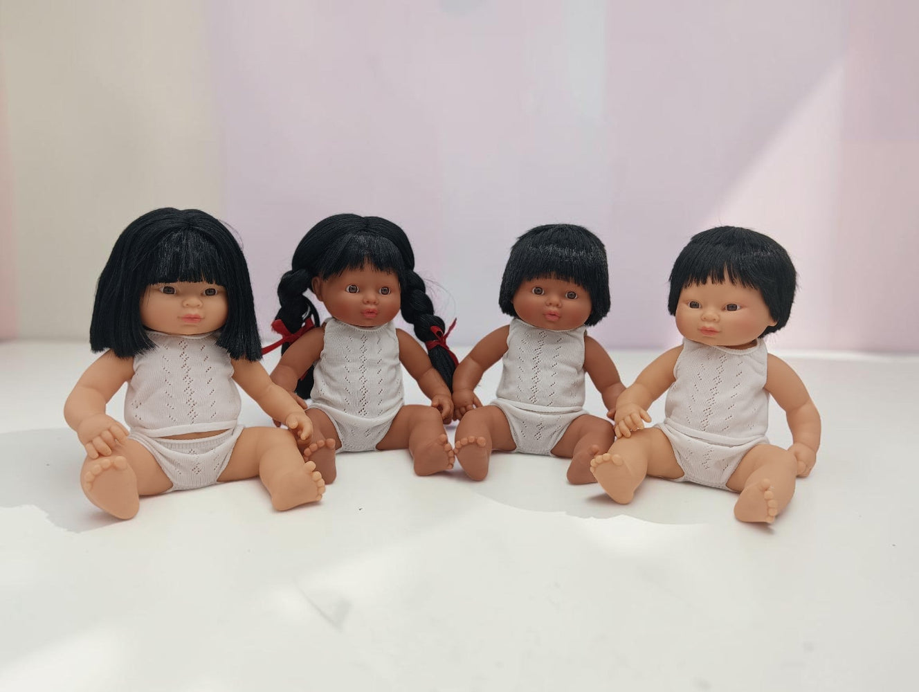 Bebenita 12" Baby Girl Doll - Juneau | Unscented & Fully Clothed