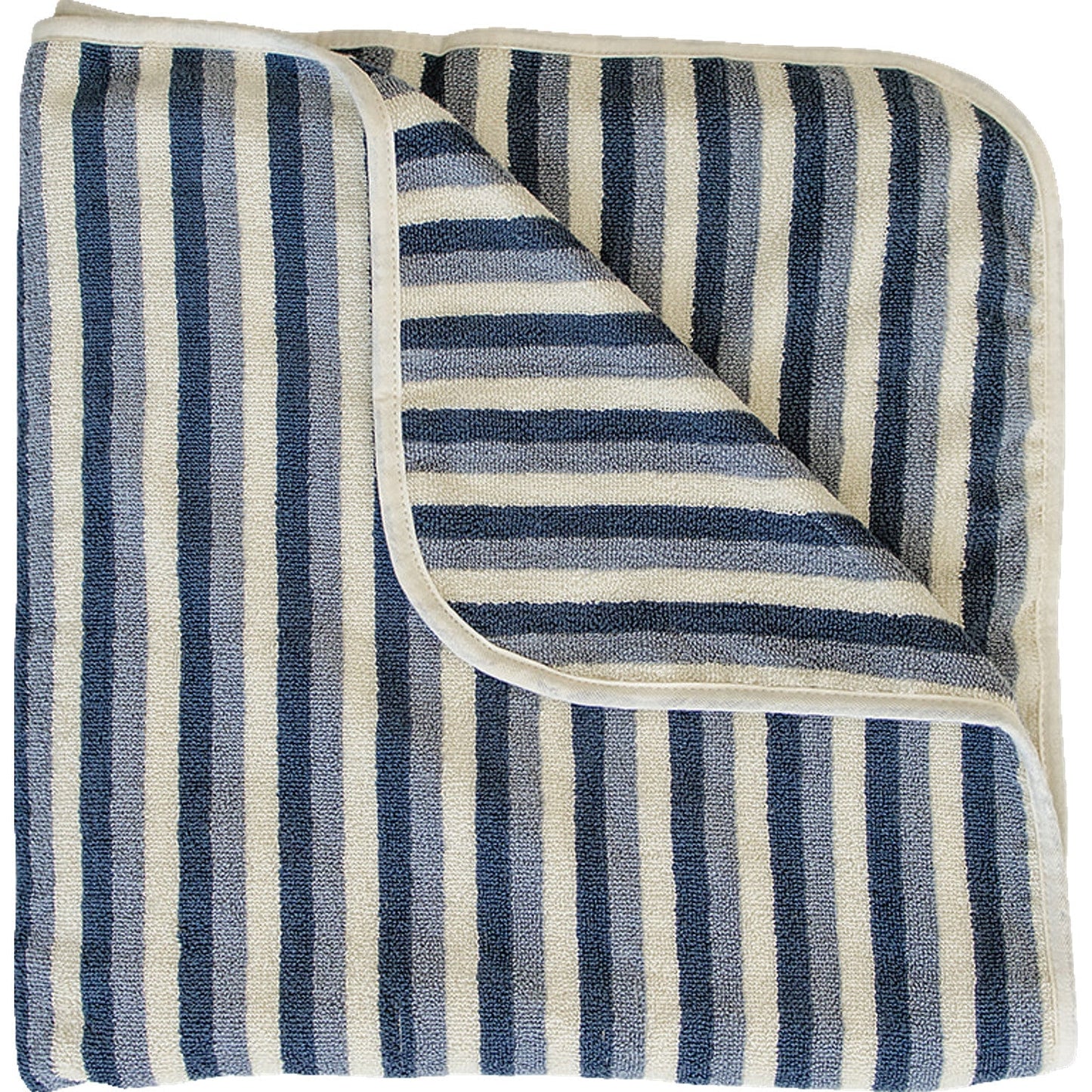 Striped Organic Cotton Beach Towel