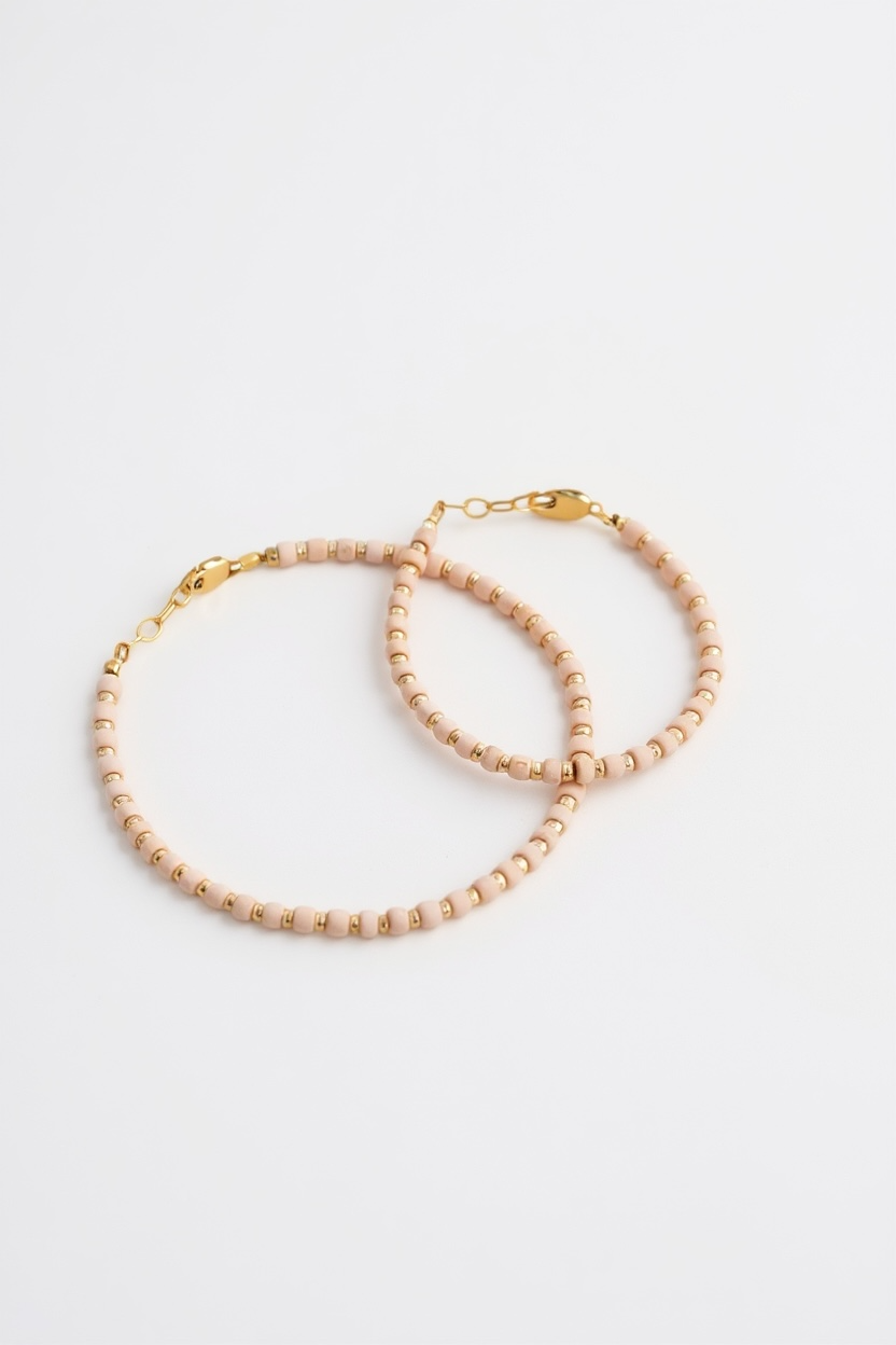 14k Gold-Filled Blush & Gold Layer Bracelet
