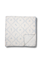 Blue Lattice Muslin Blanket