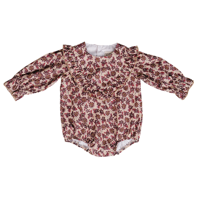 Antique Floral Bubble Romper