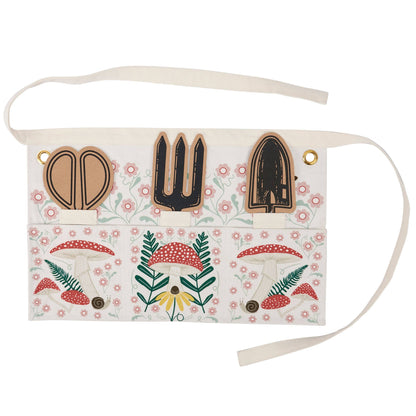 Mushroom Art Garden Apron