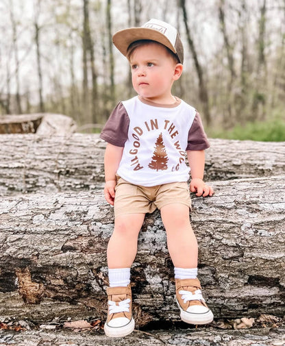 All Good in the Woods Kids Tee