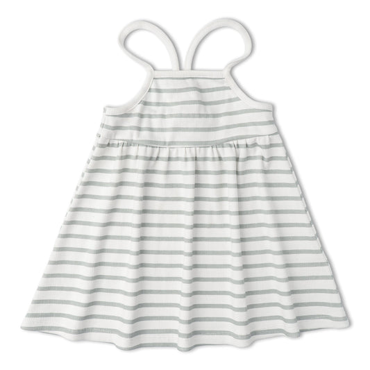 organic kids clothing, striped dress