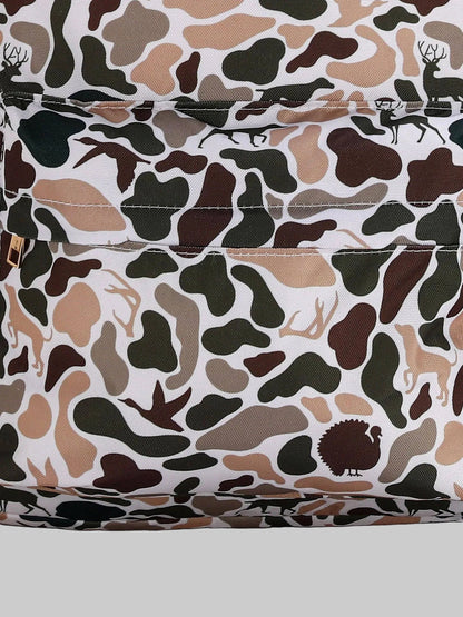 Deer Hunting Print Kids Canvas Backpack