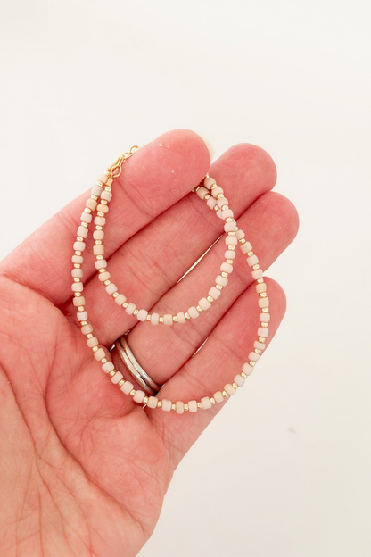 14k Gold-Filled Blush & Gold Layer Bracelet