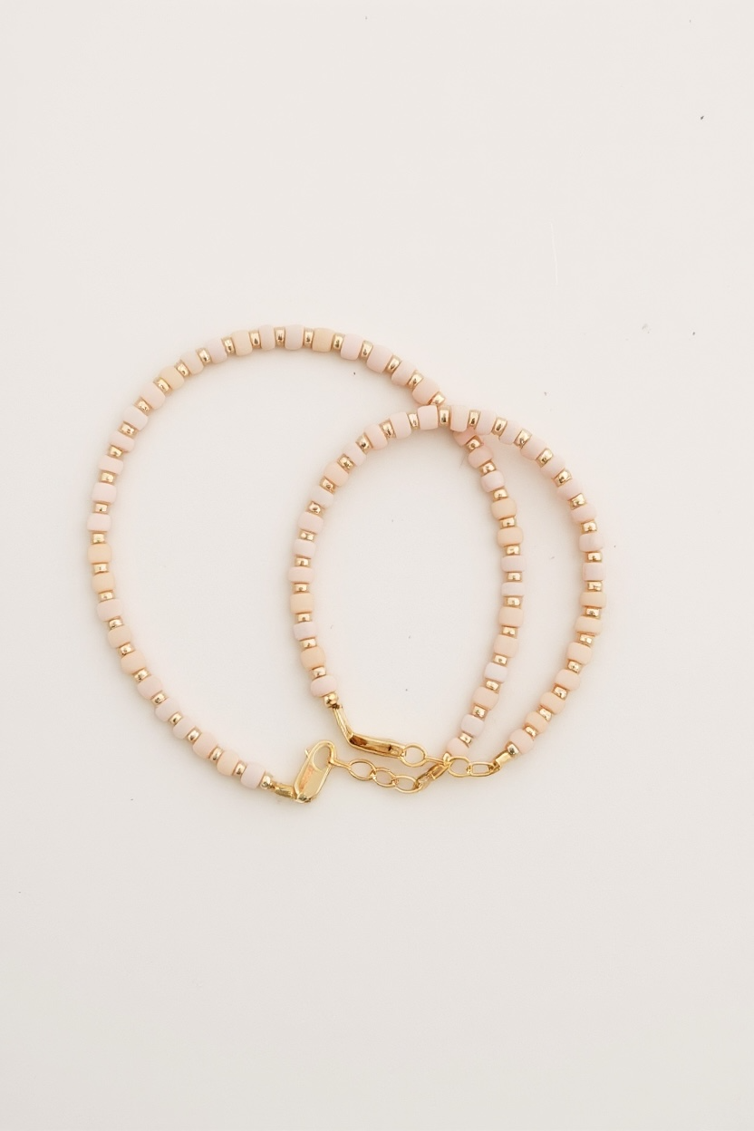 14k Gold-Filled Blush & Gold Layer Bracelet
