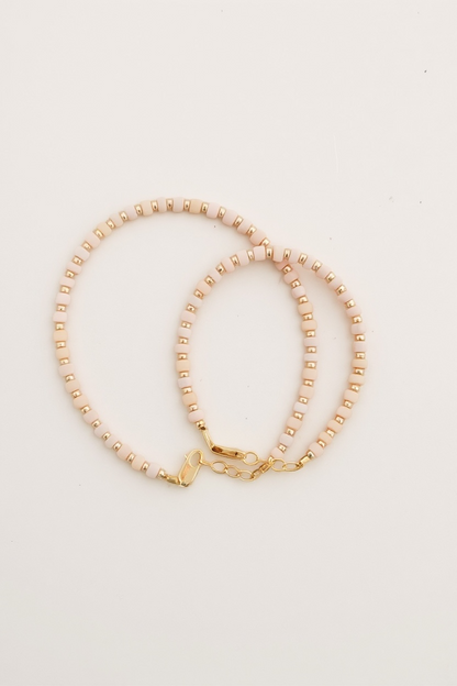 14k Gold-Filled Blush & Gold Layer Bracelet