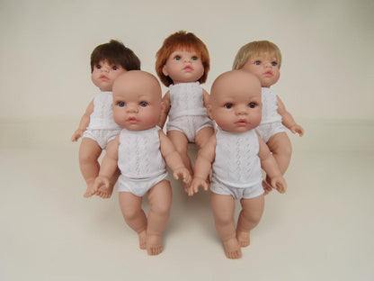 Bebenita 14" Baby Boy Doll - Nash | Unscented & Fully Clothed
