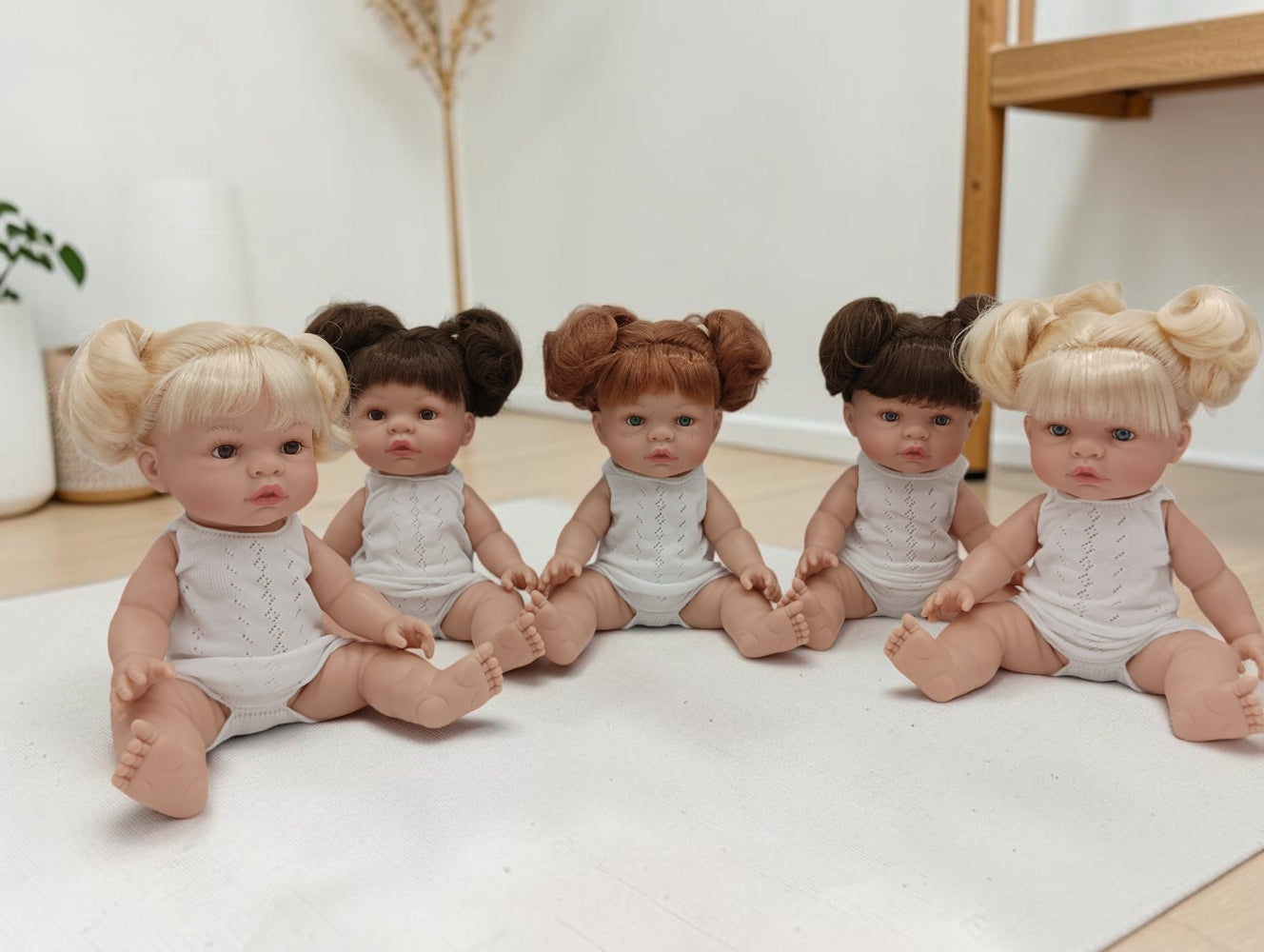 Bebenita 14" Baby Girl Doll - Nara | Unscented & Fully Clothed