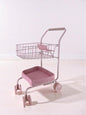 Toy Shopping Cart - Bubblegum Gingham