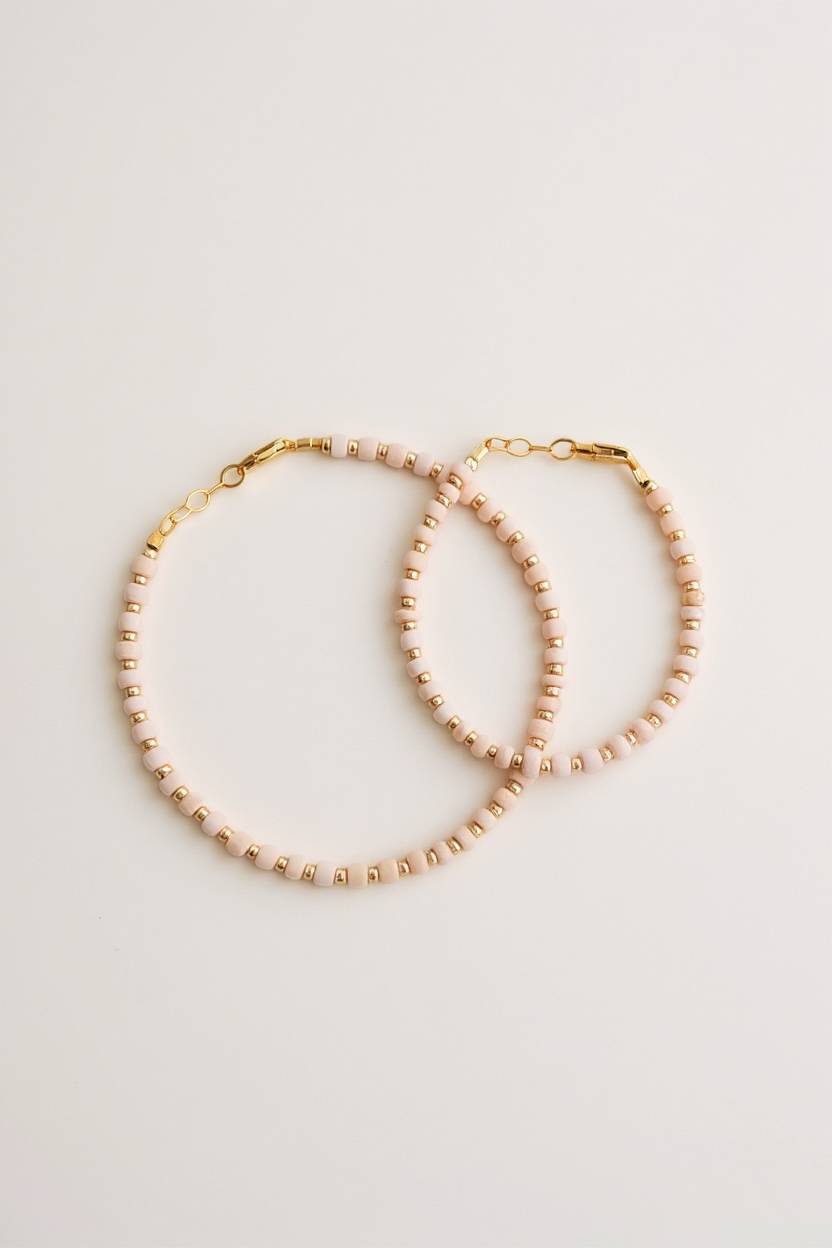 14k Gold-Filled Blush & Gold Layer Bracelet