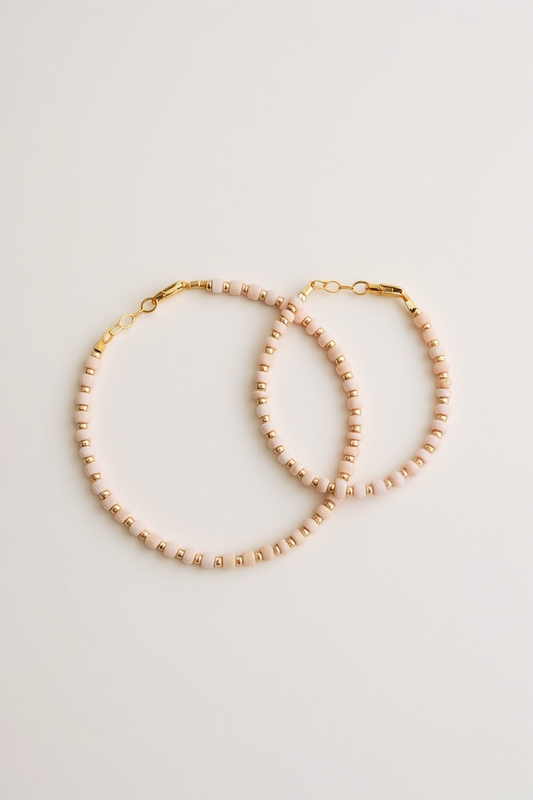 14k Gold-Filled Blush & Gold Layer Bracelet