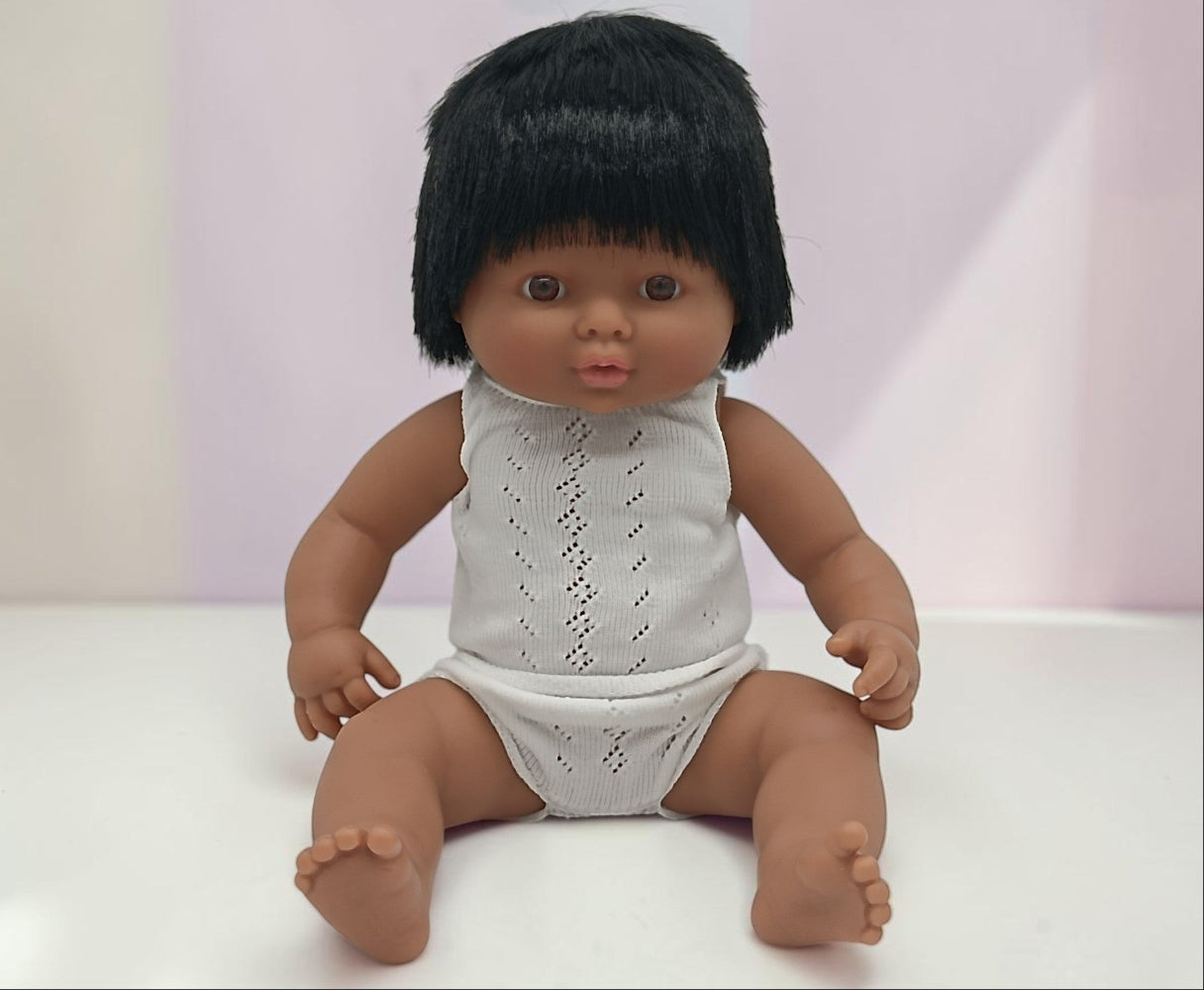 Bebenita 12" Baby Boy Doll - Darwin | Unscented & Fully Clothed