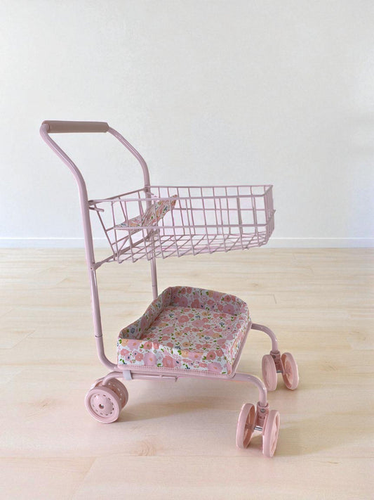 Toy Shopping Cart - Garden Blush
