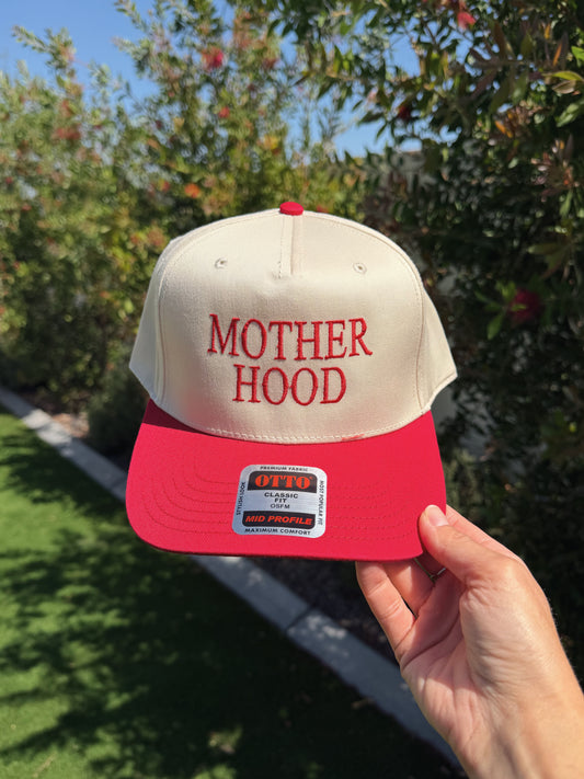 Mother Hood Embroidered Hat