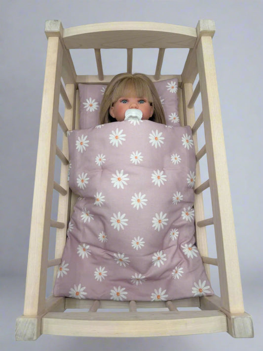 Doll Bedding Set - Lavender Bloom
