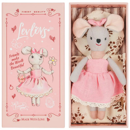 Levlovs Mouse Lili in a Box with the Bedding Summer Gift
