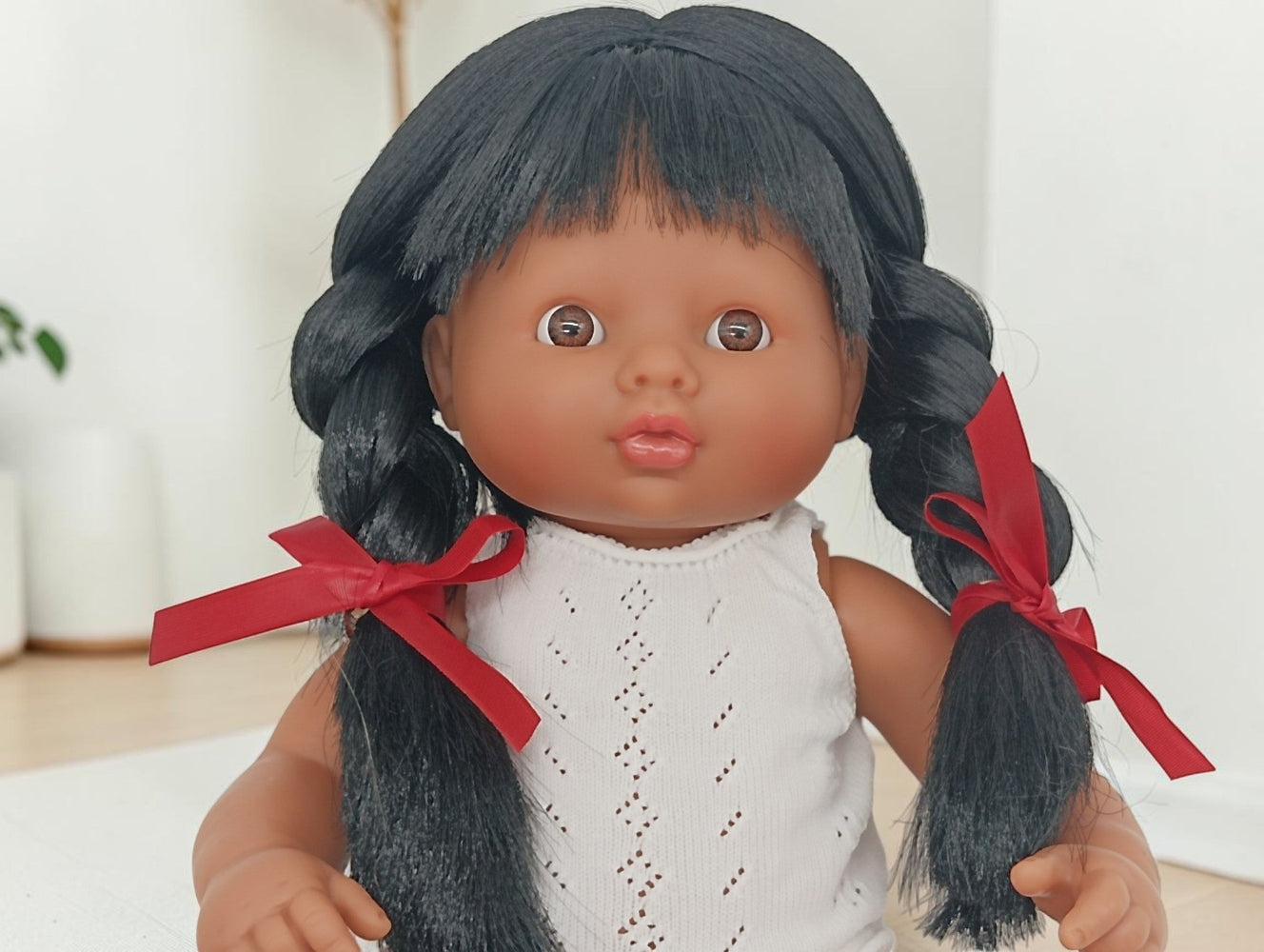 Bebenita 12" Baby Girl Doll - Lima | Unscented & Fully Clothed