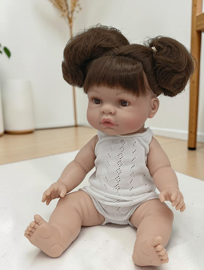 Bebenita 14" Baby Girl Doll - Marbella | Unscented & Fully Clothed