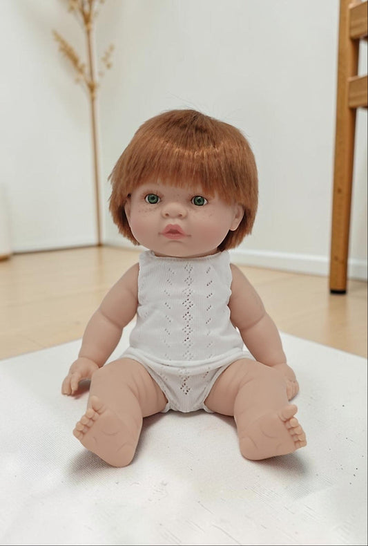 Bebenita 14" Baby Boy Doll - Nash | Unscented & Fully Clothed