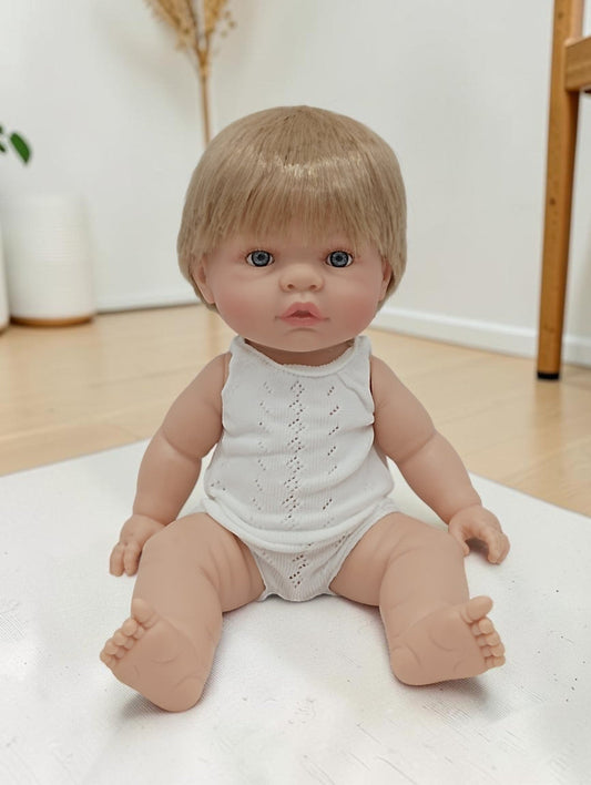 Bebenita 14" Baby Boy Doll - Rhodes | Unscented & Fully Clothed (Arriving Soon)