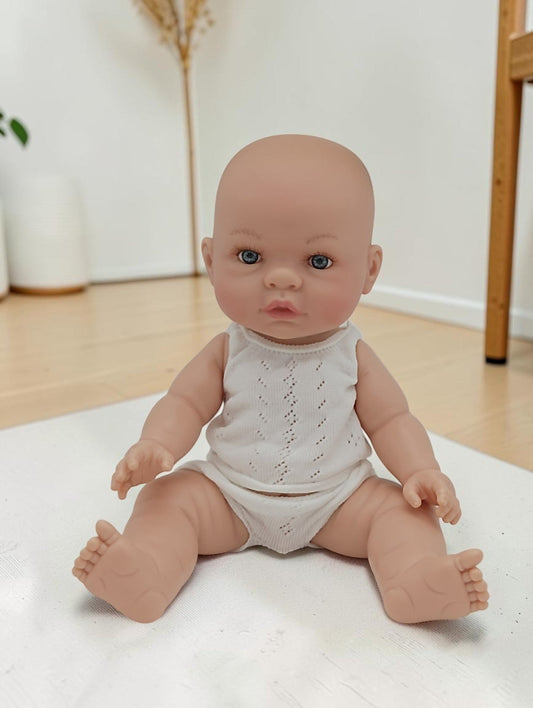 Bebenita 14" Baby Boy Doll - Sterling | Unscented & Fully Clothed