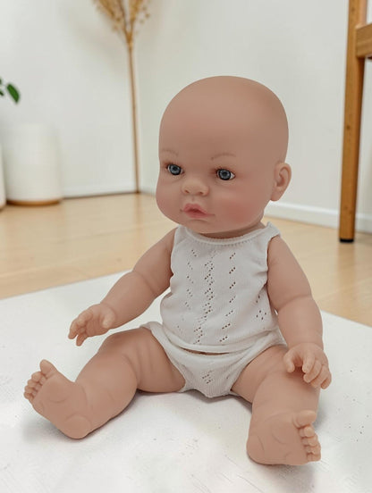 Bebenita 14" Baby Boy Doll - Sterling | Unscented & Fully Clothed