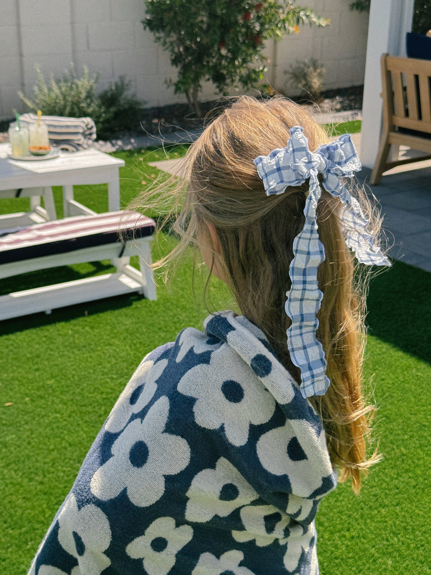 Floral Organic Cotton Beach Towel