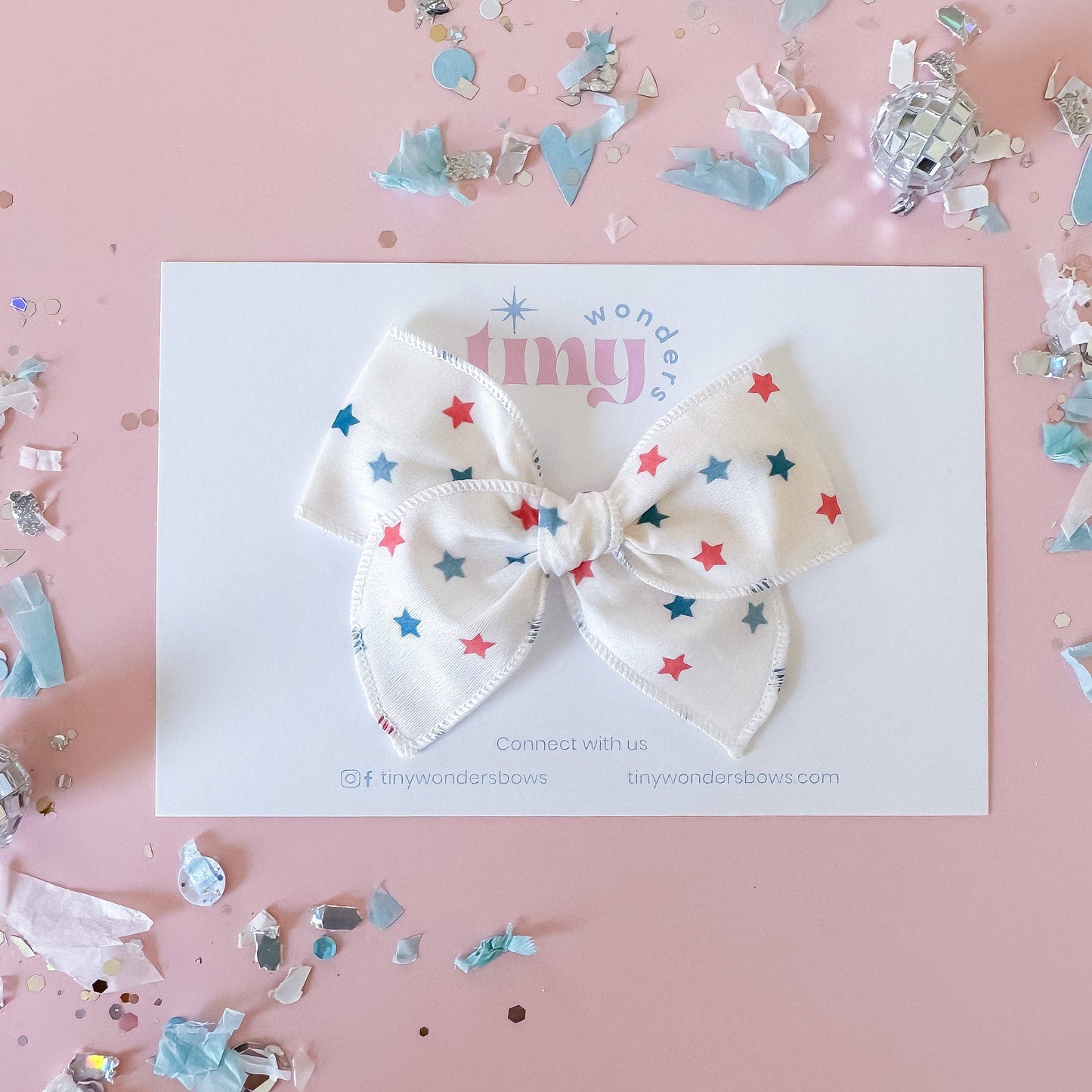 Americana Stars: Small, Small Reversible Clip