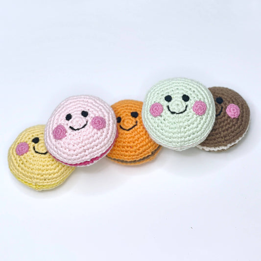 Starter Pack of Macaron Cookie Rattles - 10pc