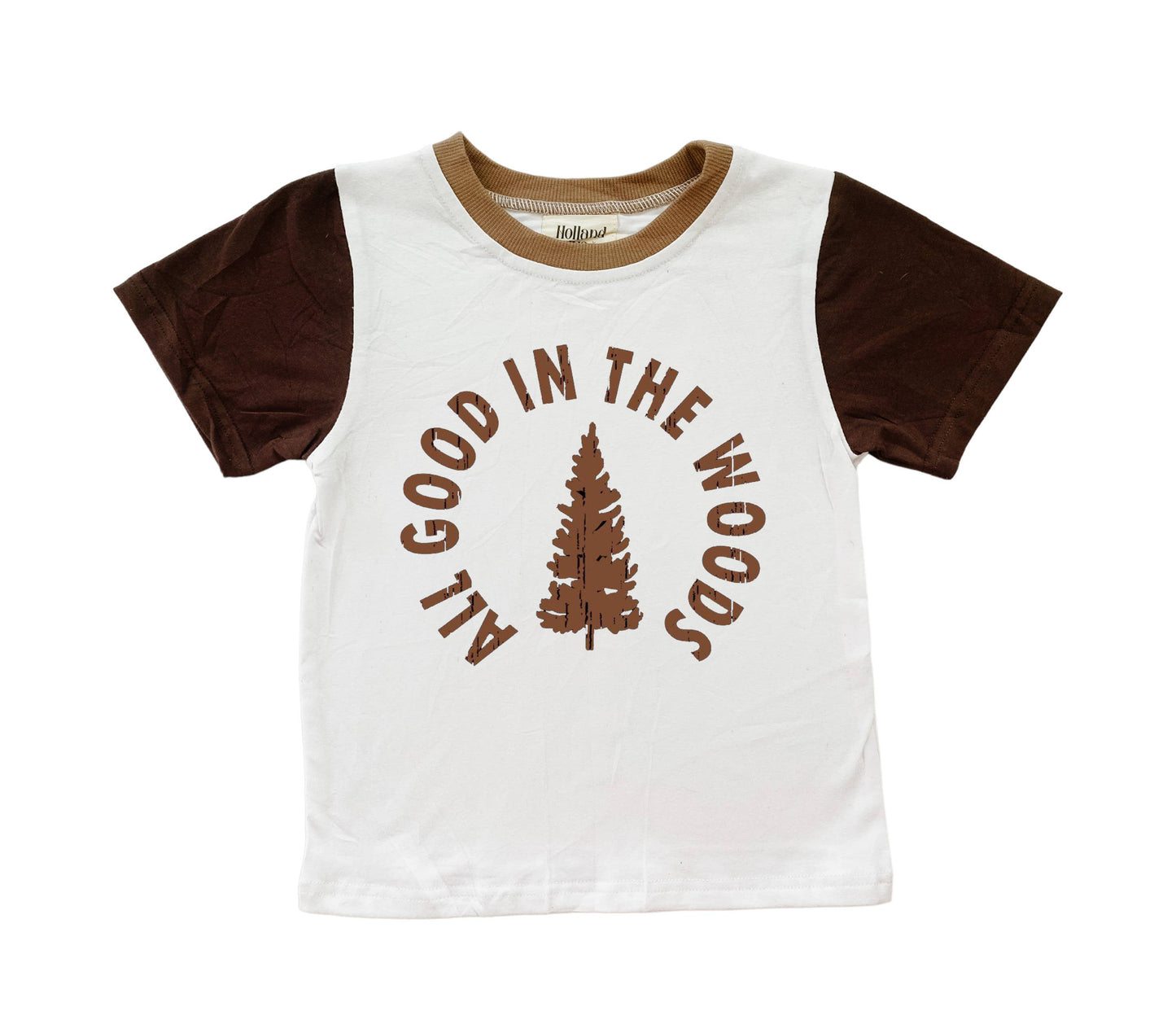 All Good in the Woods Kids Tee