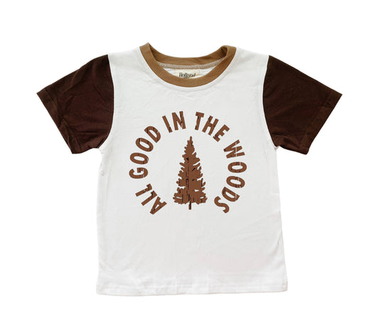 All Good in the Woods Kids Tee