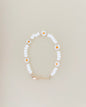 White Daisy Beaded Bracelet